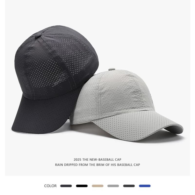 Personalized Soft Top Mesh Baseball Cap Quick Dry Breathable Hat for Outdoor Fishing Cycling Travel Sports Unisex Cap