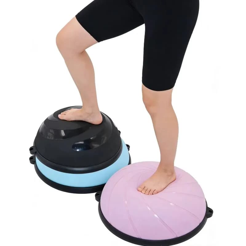 Custom Logo The Half Balance Yoga Ball Strength Pump Pedal Massage for Fitness Exercises