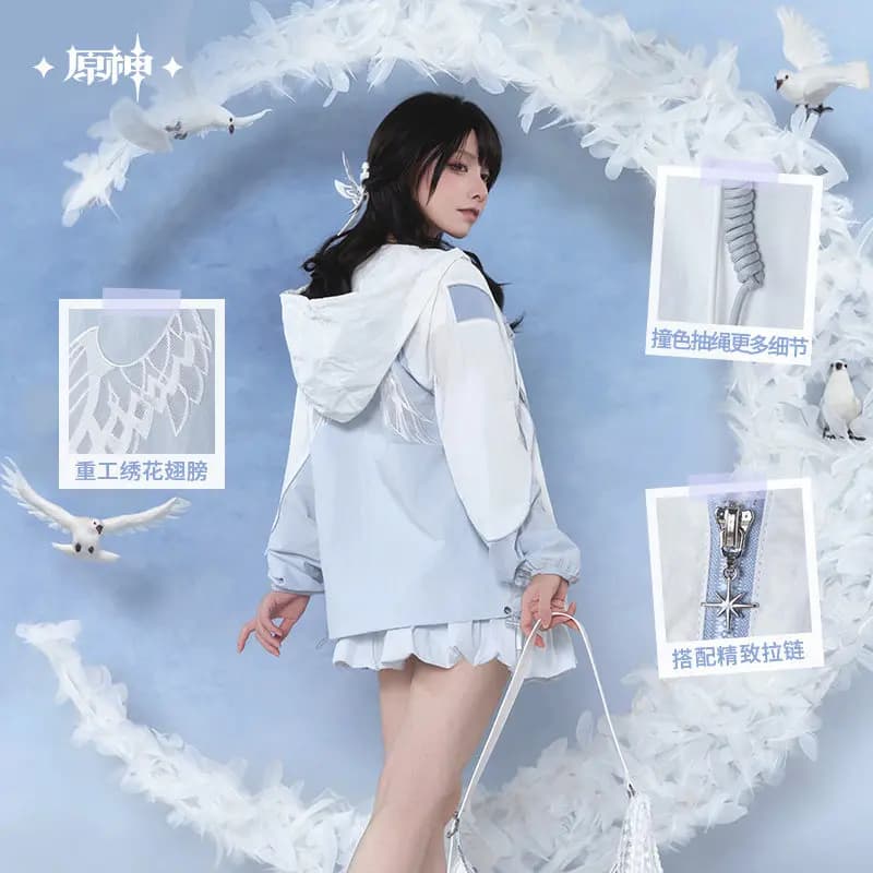 Original Columbina Sun protection jacket Male Women mIHOYO Genshin Impact Columbina coat Cosplay Costume Halloween Gift