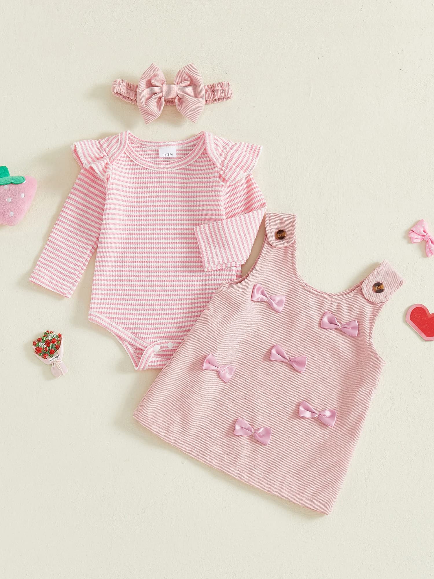 Set invernale per bambina, maglione lavorato a trecce con cappello e guanti con pompon e leggings con stampa fiocchi di neve, completo accogliente per bambina