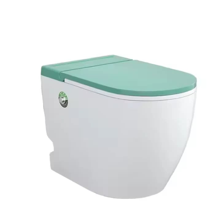 Modern Design Pulse Ceramic Toilets Small Water Saving Tactile Switch for Home Use Super swirl Wire Toilet for Home Use