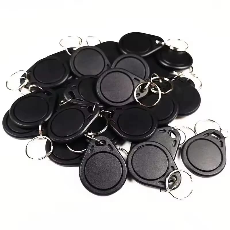 100/200/300 Pz 13.56 Mhz NTAG213 Tag ISO14443A RFID Portachiavi portachiavi Ntag 213 Chip per tutti i telefoni abilitati NFC