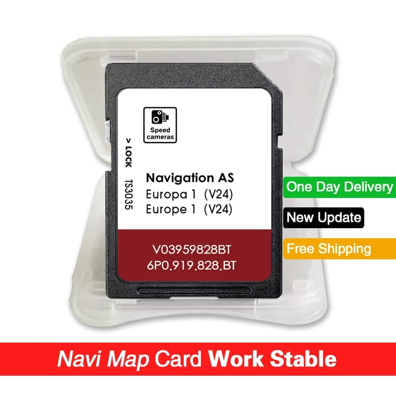 Nuovissima Scheda SD AS V23 per Navigazione Europa Karter MIB2 per Seat Alhambra, Arona, Ateca, Ibiza, Leon, Toledo 2026