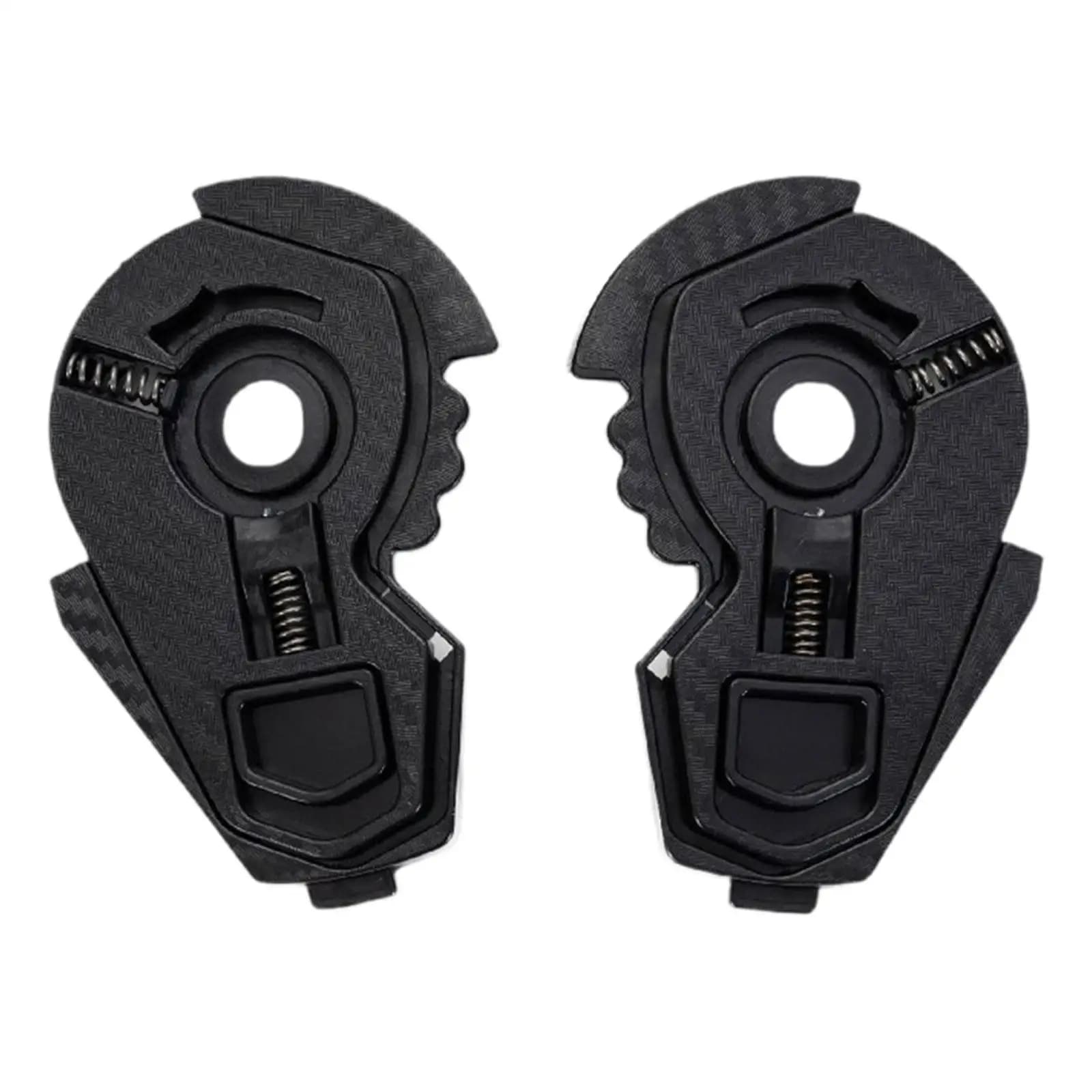 Base di Fissaggio per Visiera Casco, Facile Installazione, Piastra di Riparazione Nera in PC, Accessori per Casco Moto, Supporto per Visiera Parasole