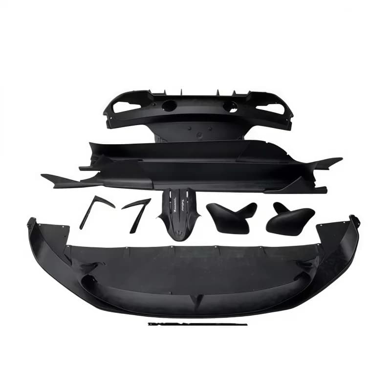 Accessori Auto Premium: Kit Carrozzeria in Fibra di Carbonio Secca (Dry Carbon) con Diffusore Anteriore e Posteriore per MC20 2020 e Successivi - Durevole