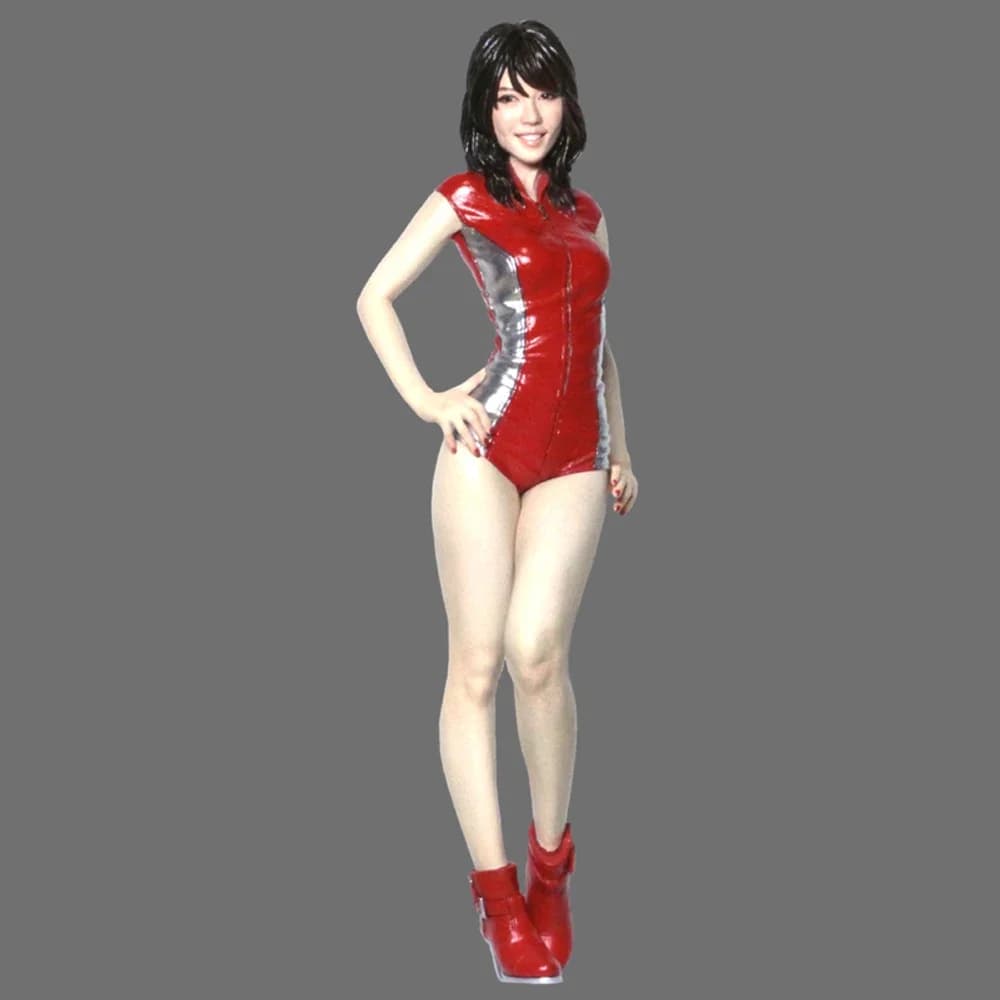 Costume da bagno per ragazza 1/12, figura modello in resina, GK, caratteri giapponesi, kit non assemblato e non verniciato