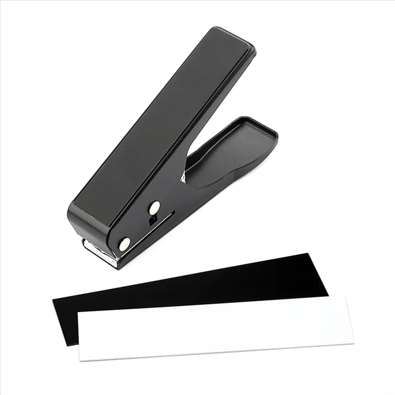 Y49A-Pick Punch Pick Maker Taglierina per plettro per chitarra con 2 fogli di strisce per plettro per strumento per la creazione di plettri per chitarra durevole