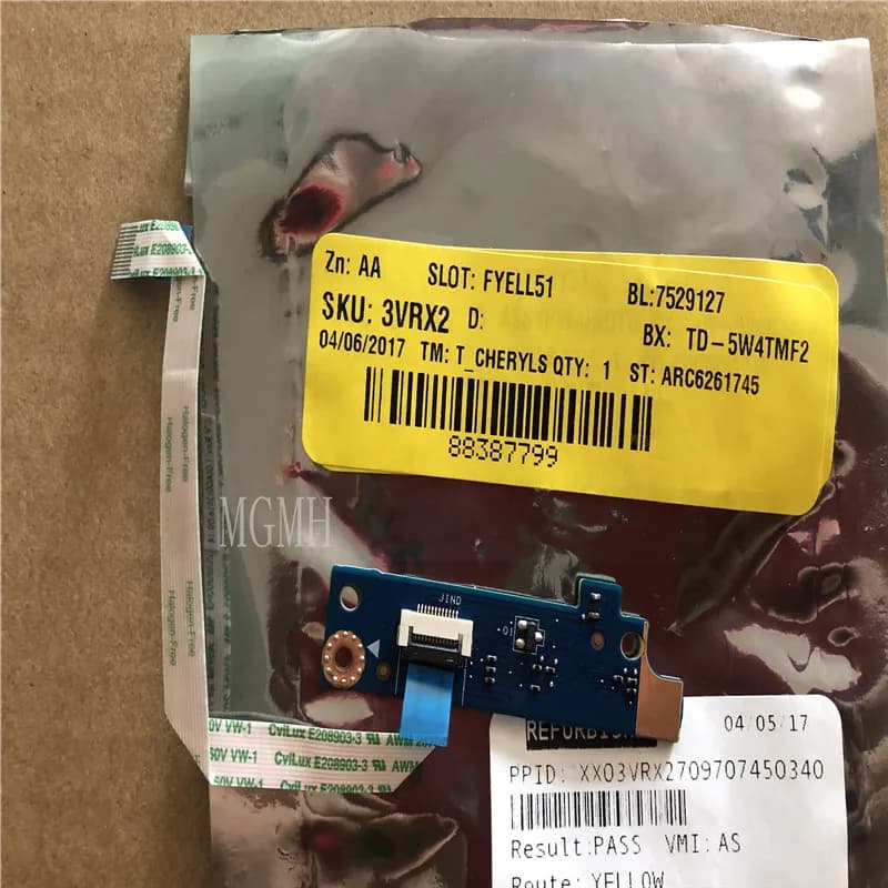 LS-A302P 3VRX2 03VRX2 Original for Alienware 13 R2 LED card with fully tested cable