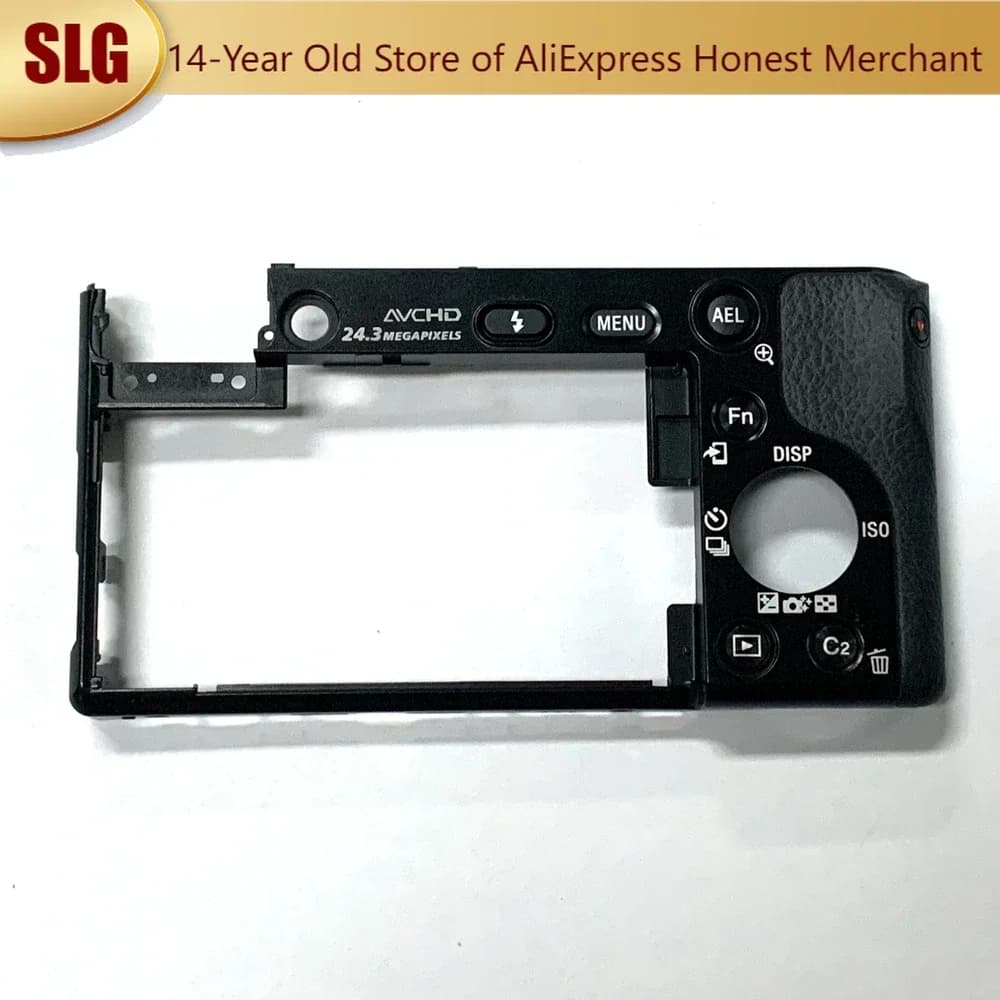 Per Sony Gomma Pelle Nuova cover posteriore Coperchio porta ILCE-6000 A6000 Parti della fotocamera