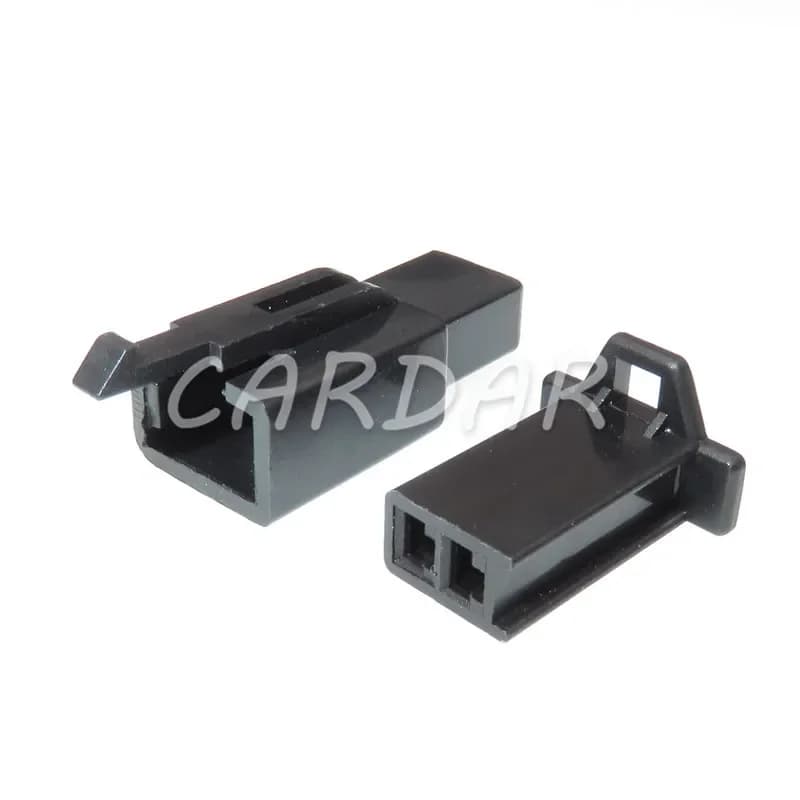1 Set PA66 2 Pin Wiring Connector AC Assembly Auto Motorcycle Motor ABS Automotive Socket 6030-2981 Plug