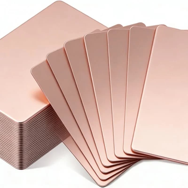 42 pcs 0.45mm Laser Engraving Cards, Durable Scratch Resistant for Business Card Making, Multipurpose