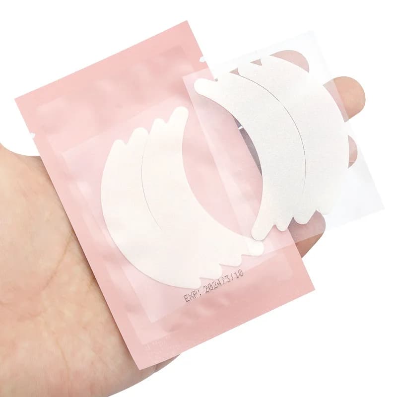 50 pairs of butterfly-shaped foam under the lashes stickers for false eyelashes supplies for extension eyelashes patches for construction of eyelids