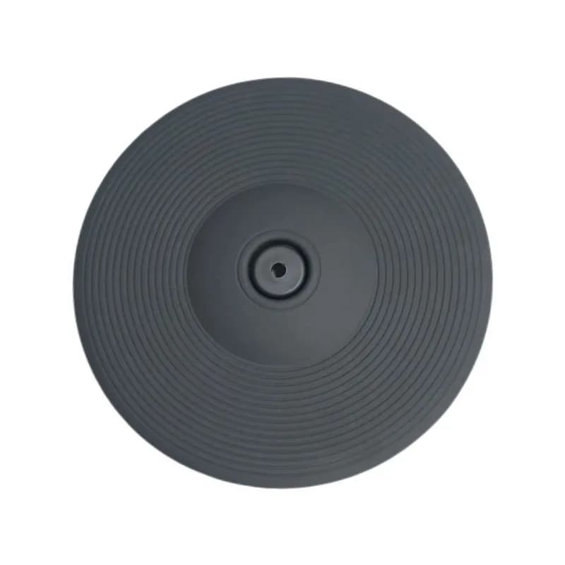 12-inch 3-zone Black Cymbal Electronic Drum Percussion Pad Advanced Rubber Damper Bracket Factory Outlet