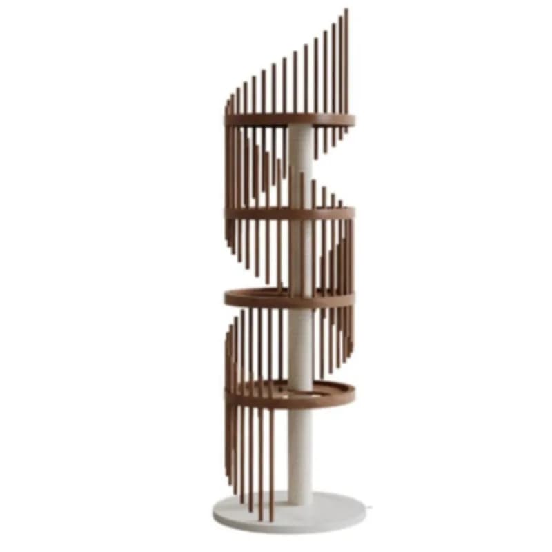 Casa da grattare per albero per gatti condominio per gatti multilivello di lusso con pali da arrampicata in sisal per regali di Natale per gatti multipli