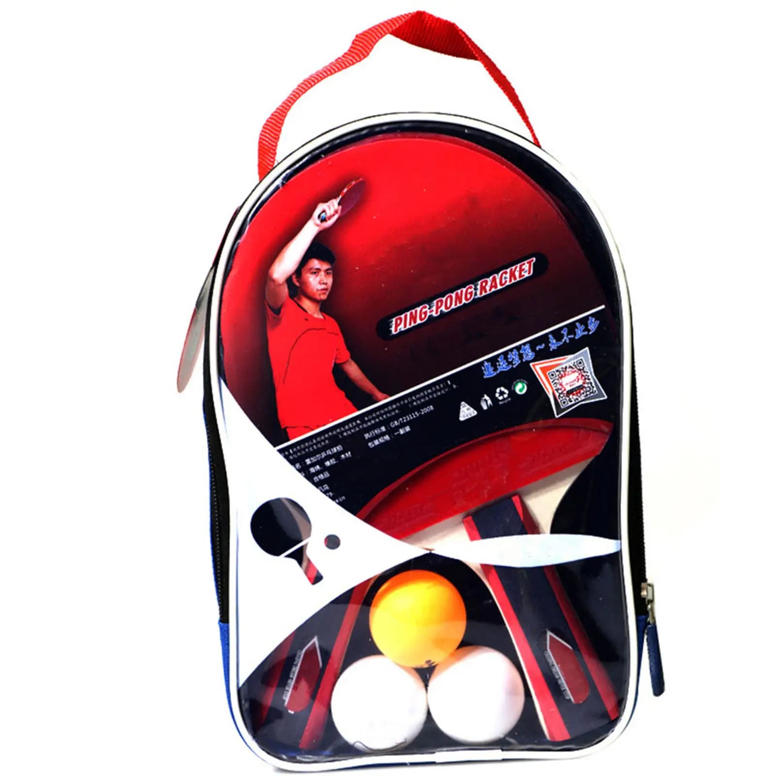 Ping Pong Professional Rack Set for Beginners and Experts, High Speed, Precise Control, High Elastic Surface, Non-slip Grip
