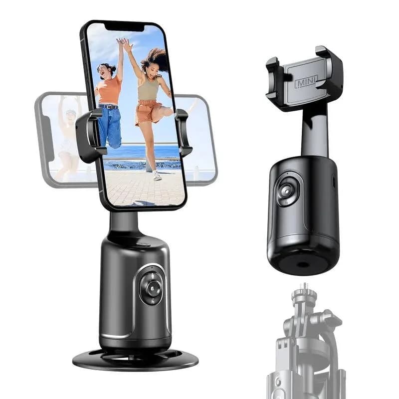 360 ° Stabilizzatore per fotocamera con giunto cardanico: tracciamento automatico avanzato degli oggetti, anti-vibrazione intelligente, streaming live portatile