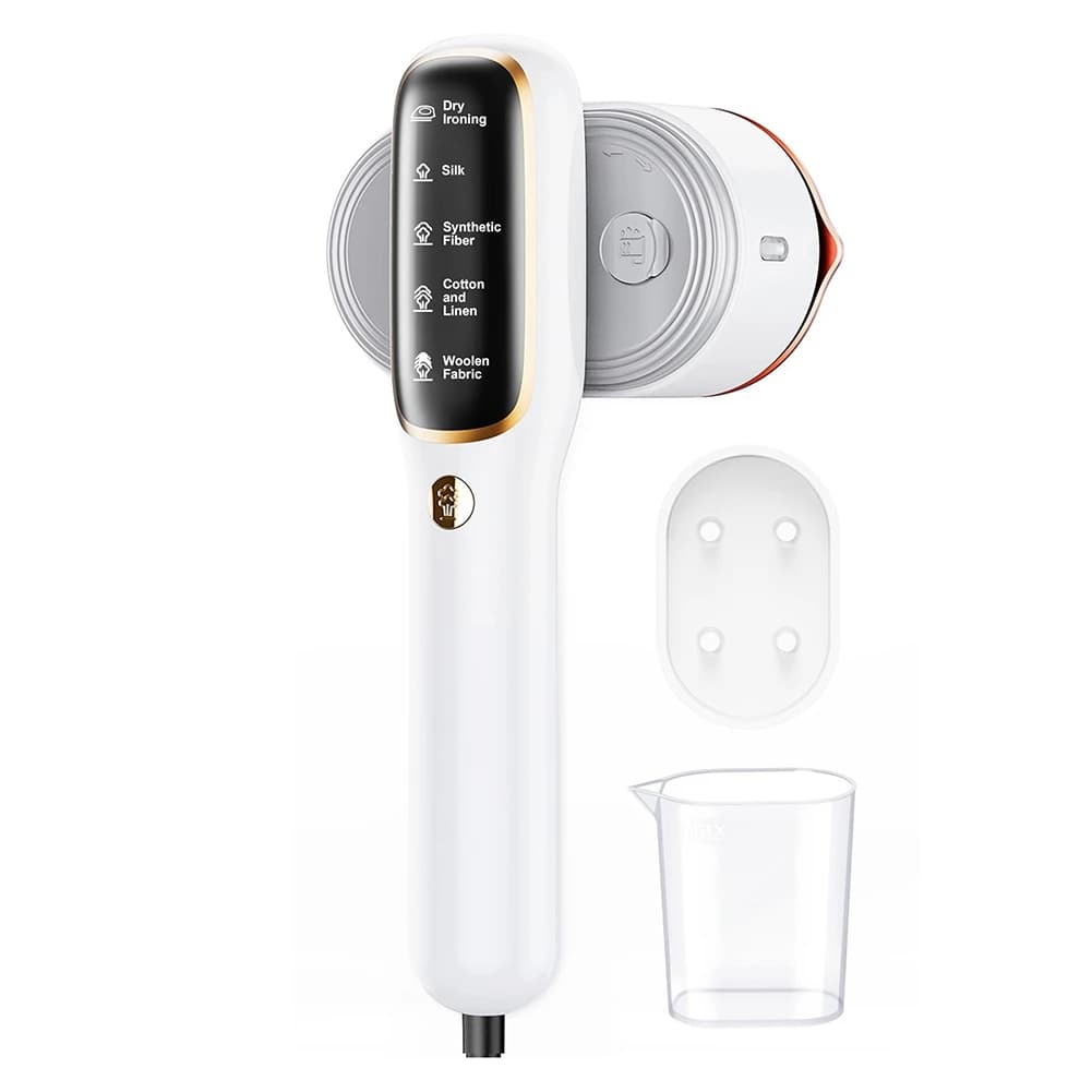 Riscaldamento rapido 15S, macchina da stiro portatile 2In1, vaporizzatore antirughe in tessuto per vestiti, ferro da stiro a vapore leggero Eu Plug-A54Q