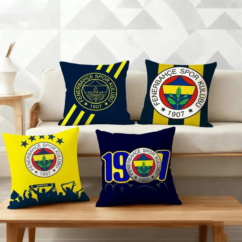 T-Turkey F-Fenerbahce FC Federa per cuscino, fodera per cuscino decorativo per divano dell'auto