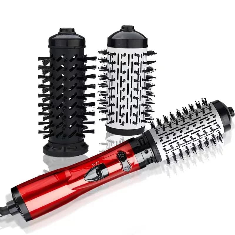 Electric Heating Comb Hair Straightener Hot Comb Multifunctional Brush Air Hair Straightener Brush 360 Automatic Rotating Comb