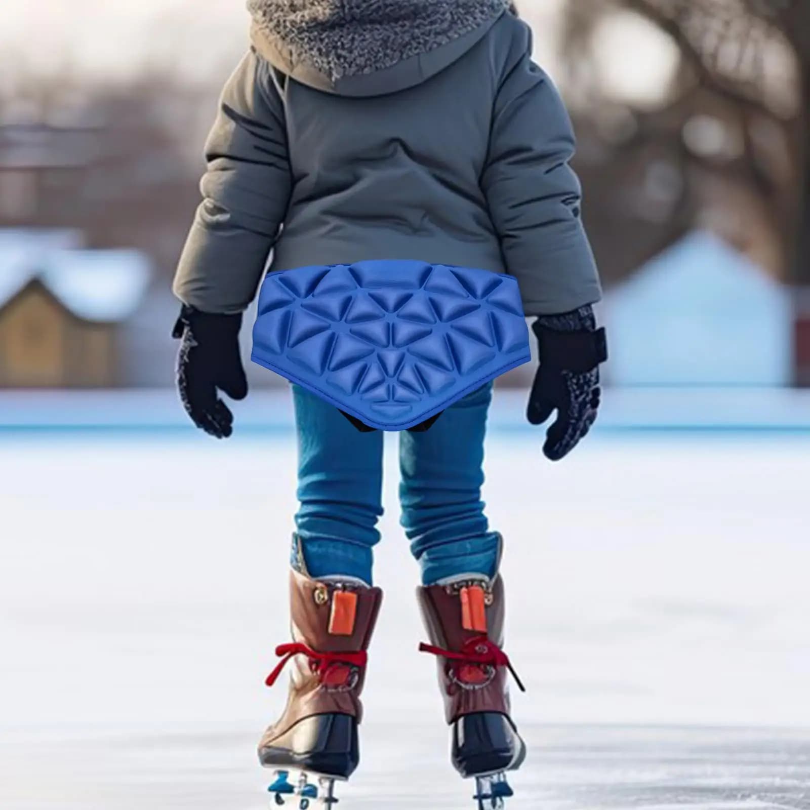 Protective Pants for Children's Boys' Benches, Winter Padded Shorts Adjustable for Skating, Cycling and Skiing