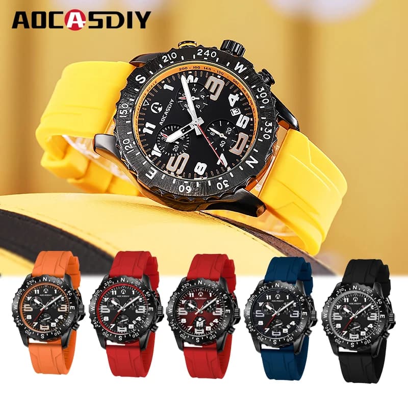 Men's Watch Quartz ENDURANCE Wrist Watch Casual Men's Watch Luxury Waterproof Chronograph Luminous Date Reloj Hombre