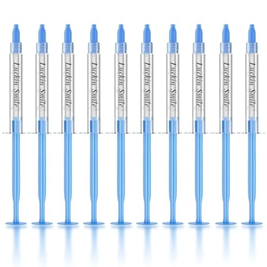 Teeth whitening gel refill for any tooth whitening kit lamp Professional level whitening formula with long lasting results Ideal