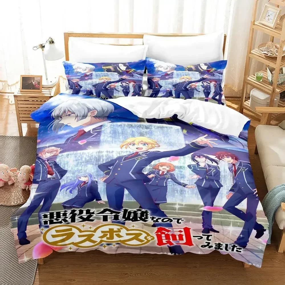Buddy Daddies Bedding Set Single Twin Full Queen King Size Bed Set Adult Kid Bedroom Duvet cover Sets 3D Anime Bed Sheet Set