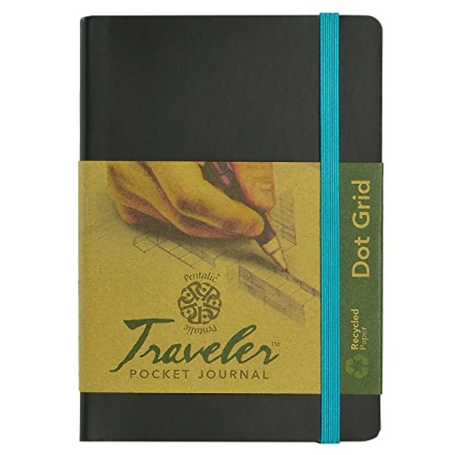 Art Travelers Sketch Book Acid Free, 4"-x-6", Black