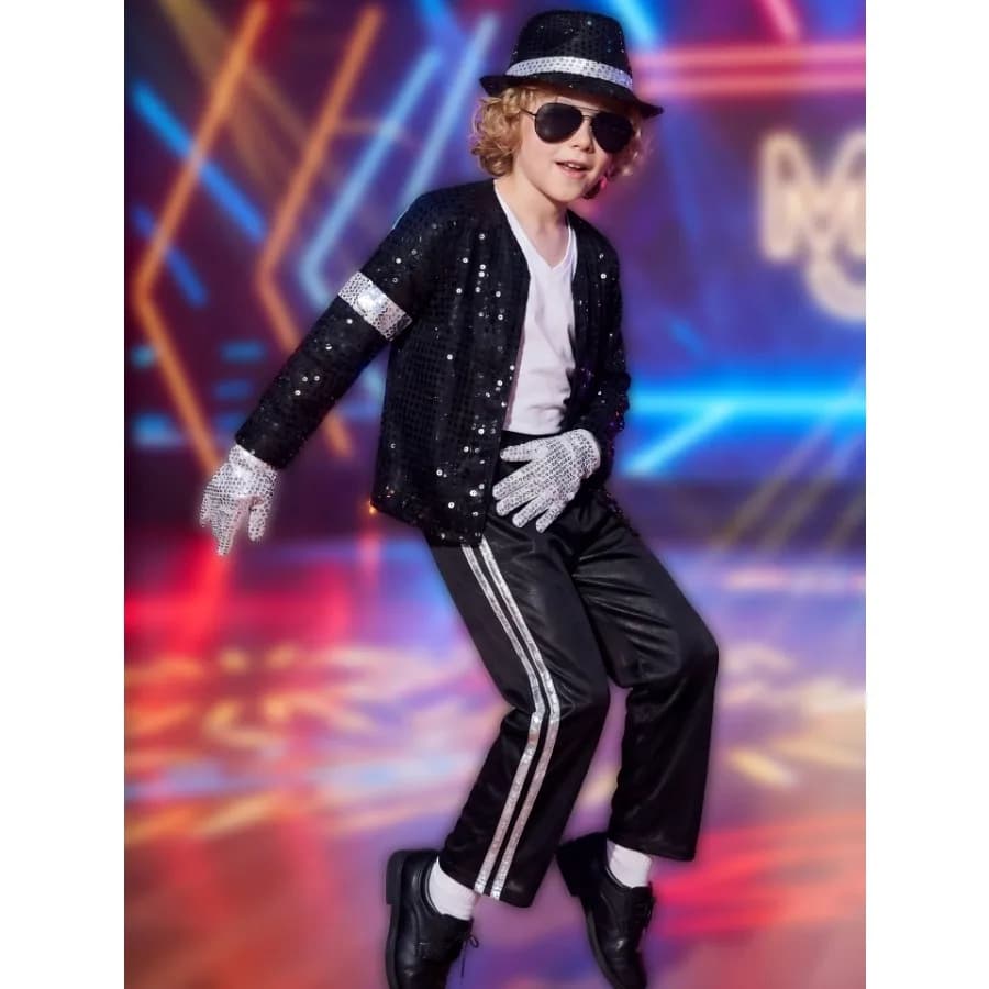 Adults Jackets+Pant+Socks+Glove Set Costume Halloween Christmas Dances Cosplay Parties Retro Sequin Costumes Coat Womens Man