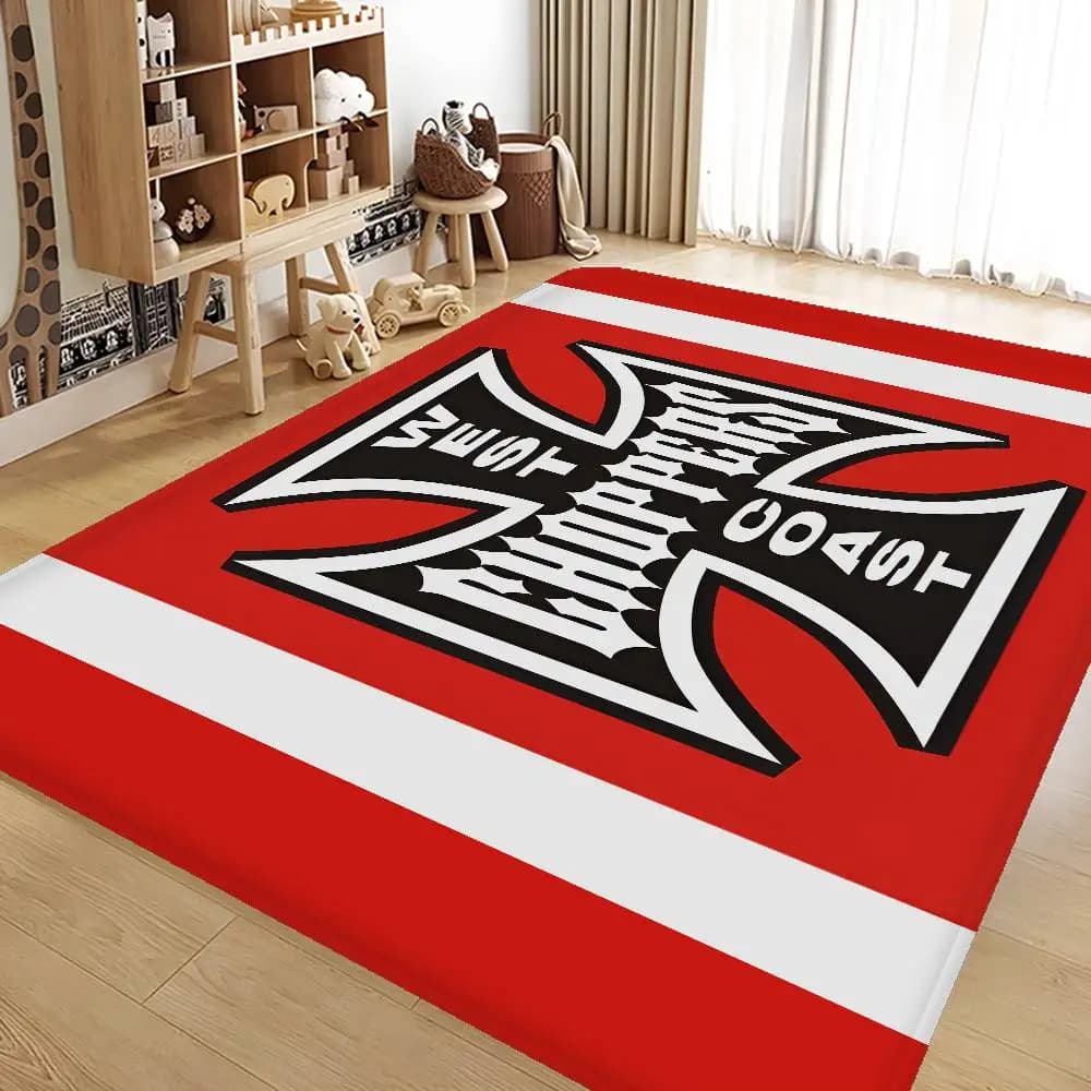 West Coast Choppers Room Mats Retro Multiple Choice Living Room Kitchen Rug Non-Slip Welcome Rug