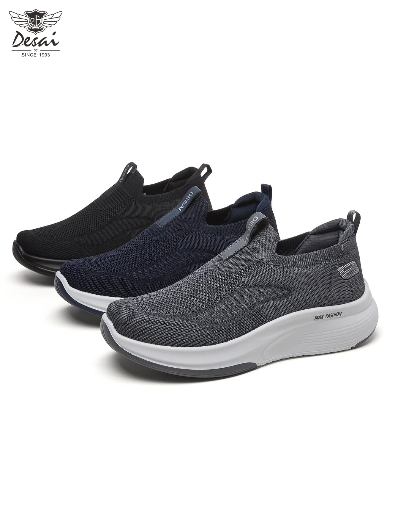 Men's Lazy One-Step Mesh Breathable Sports Shoes for Casual Wear, Lightweight, Versatile, Trendy, Comfortable, and Perfect for J