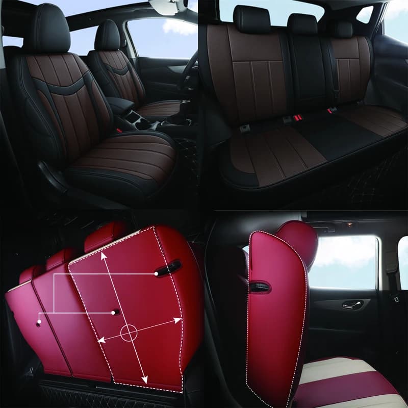 Customized Anti-slip Car Seat Covers for Ssangyong Rexton Kyron Korando Actyon Sport Rodius Durable Car Interior Accessories