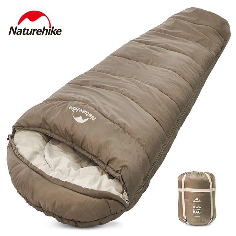 Naturehike Upgrade MJ600 -5 °C -32 °C Sleeping bag for cold-proof hot mummy Winter sleeping bag for outdoors