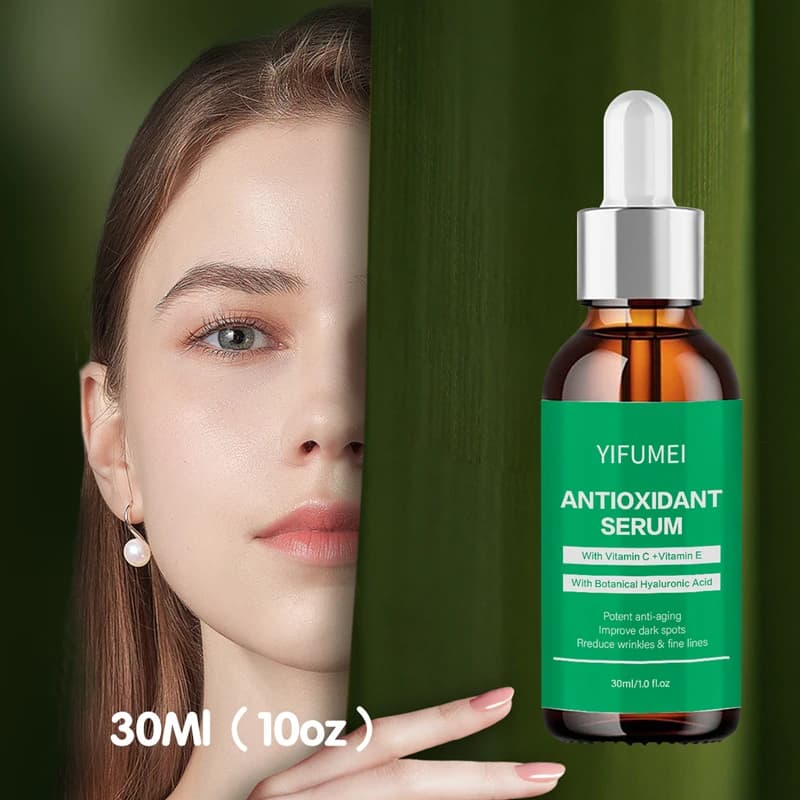 Serum Viso Vitamin C antioxidant with Hyaluronic Acid, Illuminating and Hydrating Deep, Korean Skincare to Rassodare Skin