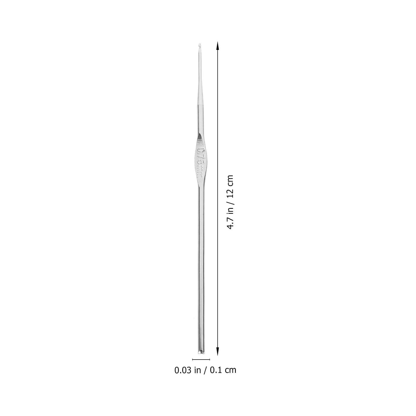3 set di uncinetti in acciaio inossidabile set di ferri da maglia lisci portatili strumenti per tessitura di filati per cappello maglione all'uncinetto fatto a mano