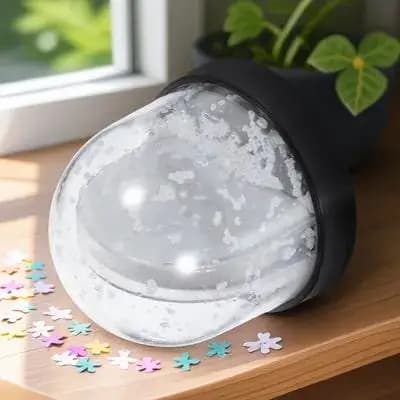 Globo di Neve Personalizzabile per Sublimazione, Cornice Regalo Unica per Natale, Compleanno, Decorazione Casa, Regali Originali