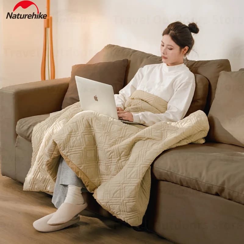 Naturehike Coperta riscaldante invernale per esterni Ultraleggera elettrica Mantieni caldo Whawl Indossabile Mantello Cappotto Trapunta riscaldante elettrica USB