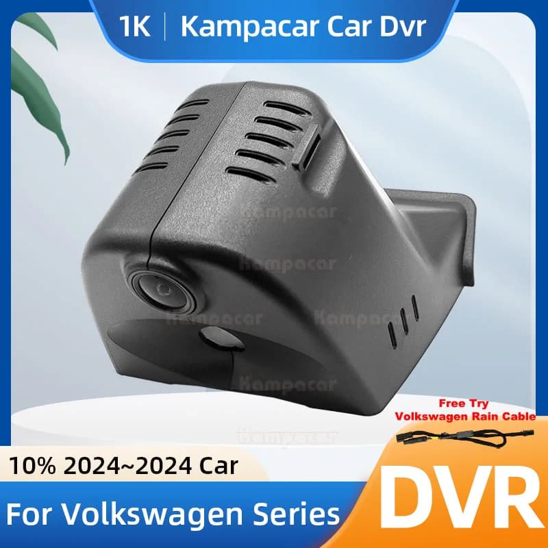 Kampacar VW67-1K 1080P Wifi Dash Cam Car Dvr Camera For Volkswagen 103mm VW Passat Magotan B9 2024-2024 10% Cars Dashcam
