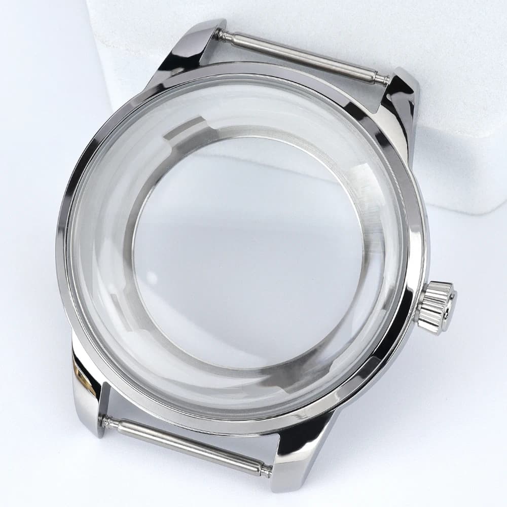 33MM/40MM Watch Case NH35 StainlessSteel Bubble Glass for Cocktail Time Presage NH34 NH38 4R 7S26 Watch Repair DIY Assemble Part