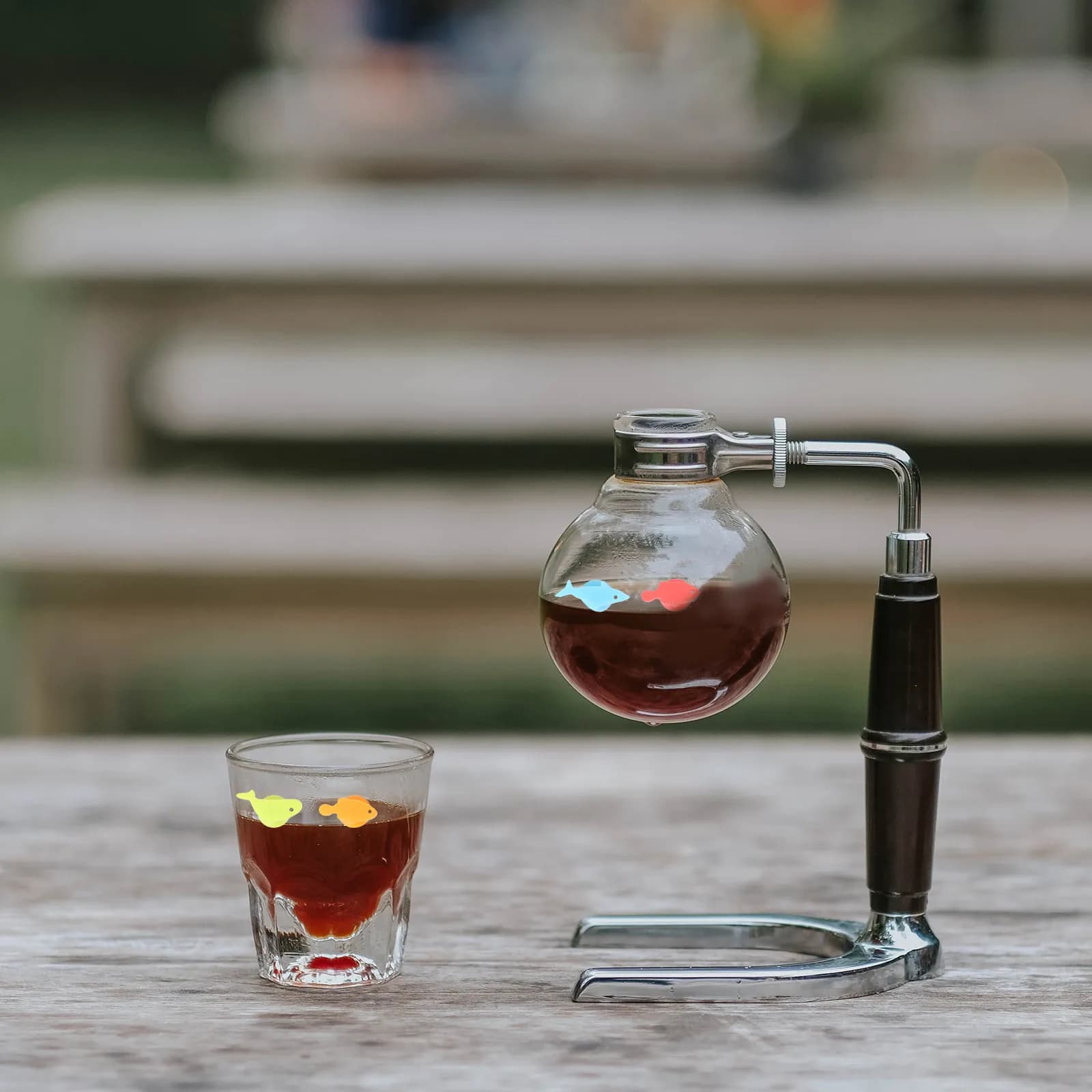 36 Pezzi Identificatori per Bicchieri da Vino in Silicone, Etichette Riutilizzabili con Ventosa, Motivi Animali Marini, per Feste