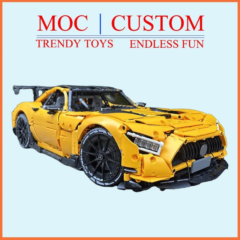 Custom MOC Classic Supercar GT-R Technic Model - Trendy Educational Toys - Fun Building Game Set Top Choice Holiday gifts