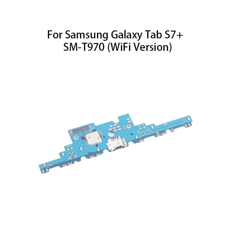 USB Charge Port Jack Dock Connector Charging Board Flex Cable For Galaxy Tab S7+ SM-T970 (WiFi Version)