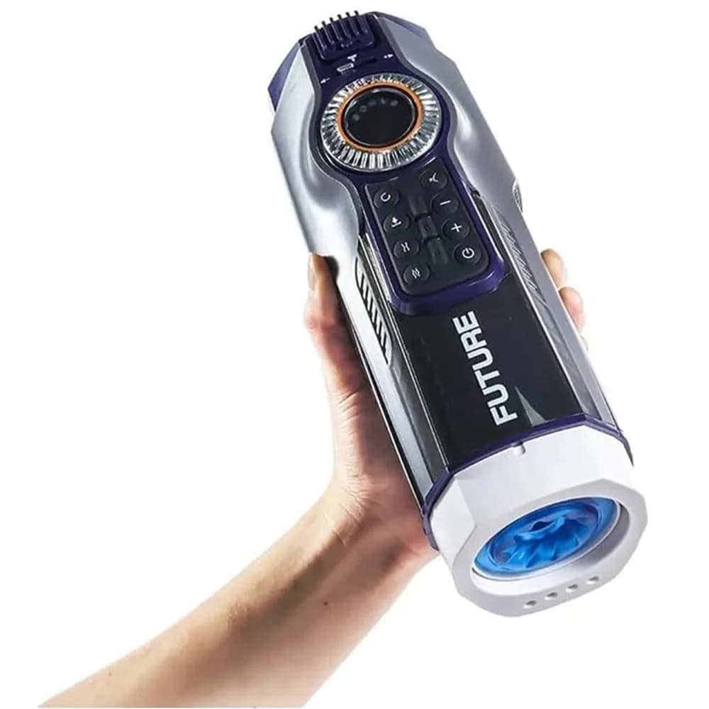 Masturbatore maschile con riscaldamento rotante telescopico automatico Leten Future Pro Generation 3
