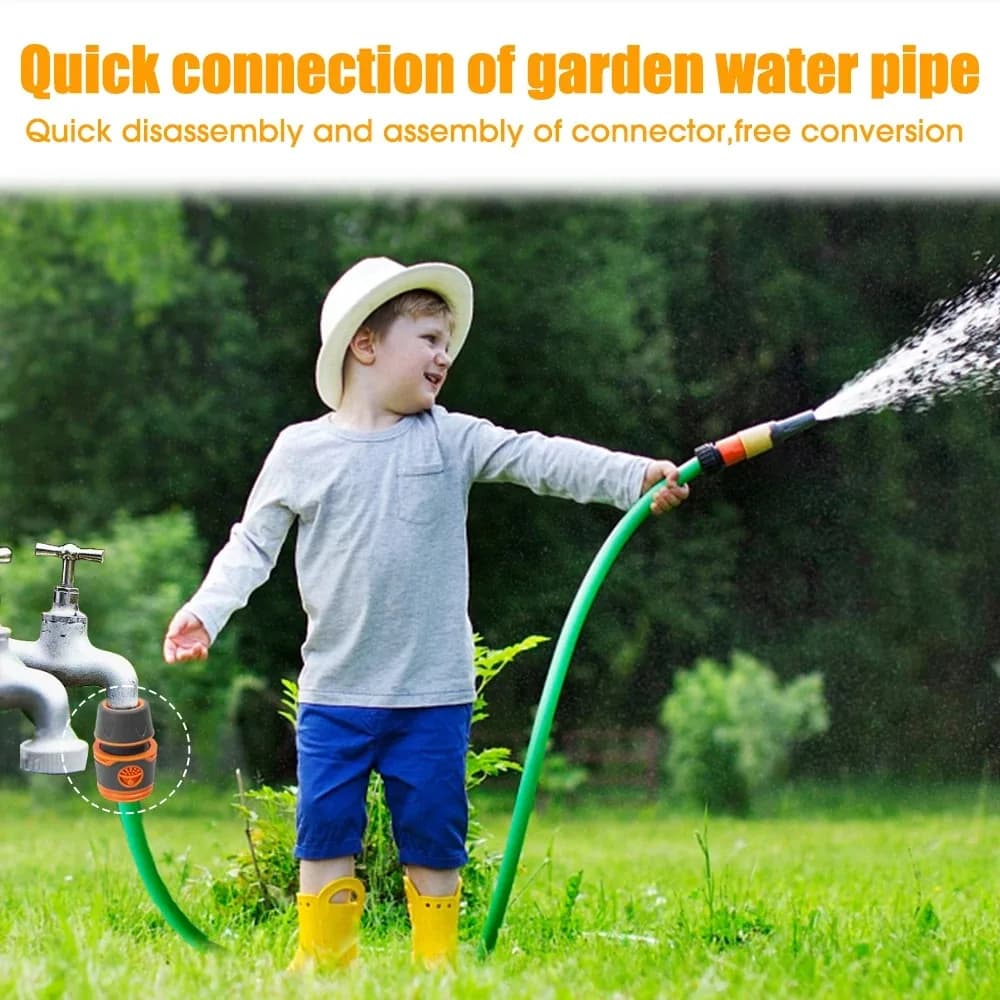 10/1PCS Garden Hose Quick Connector Faucet Extender Hose Connection Joint Garden Water Pipe Connectors Watering Pipe XXL