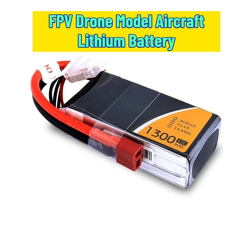 Batteria al Litio 1300mAh 45C/75C 3S/4S/6S per Droni FPV e Modellini di Aerei