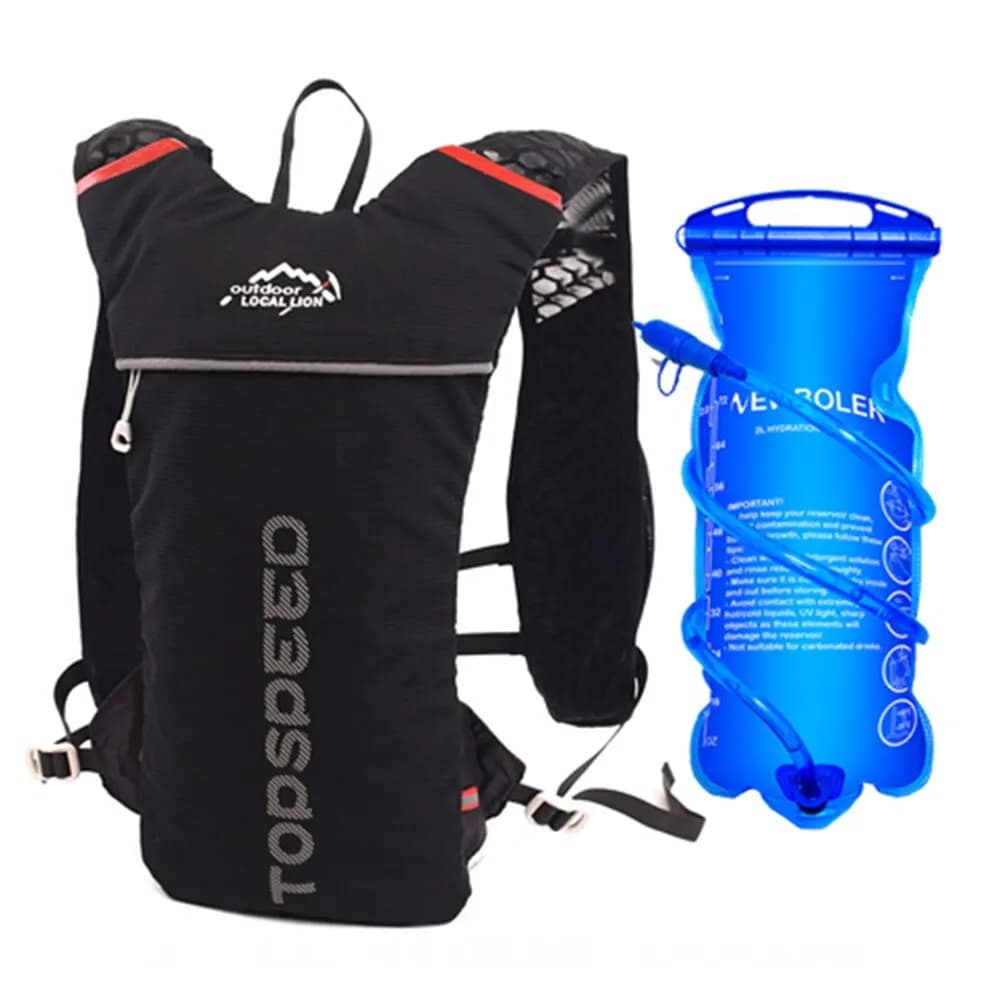 NEWBOLER Trail 5 liters ultra light backpack, racing hydration vest, marathon, 2 litre water bag for bicycle