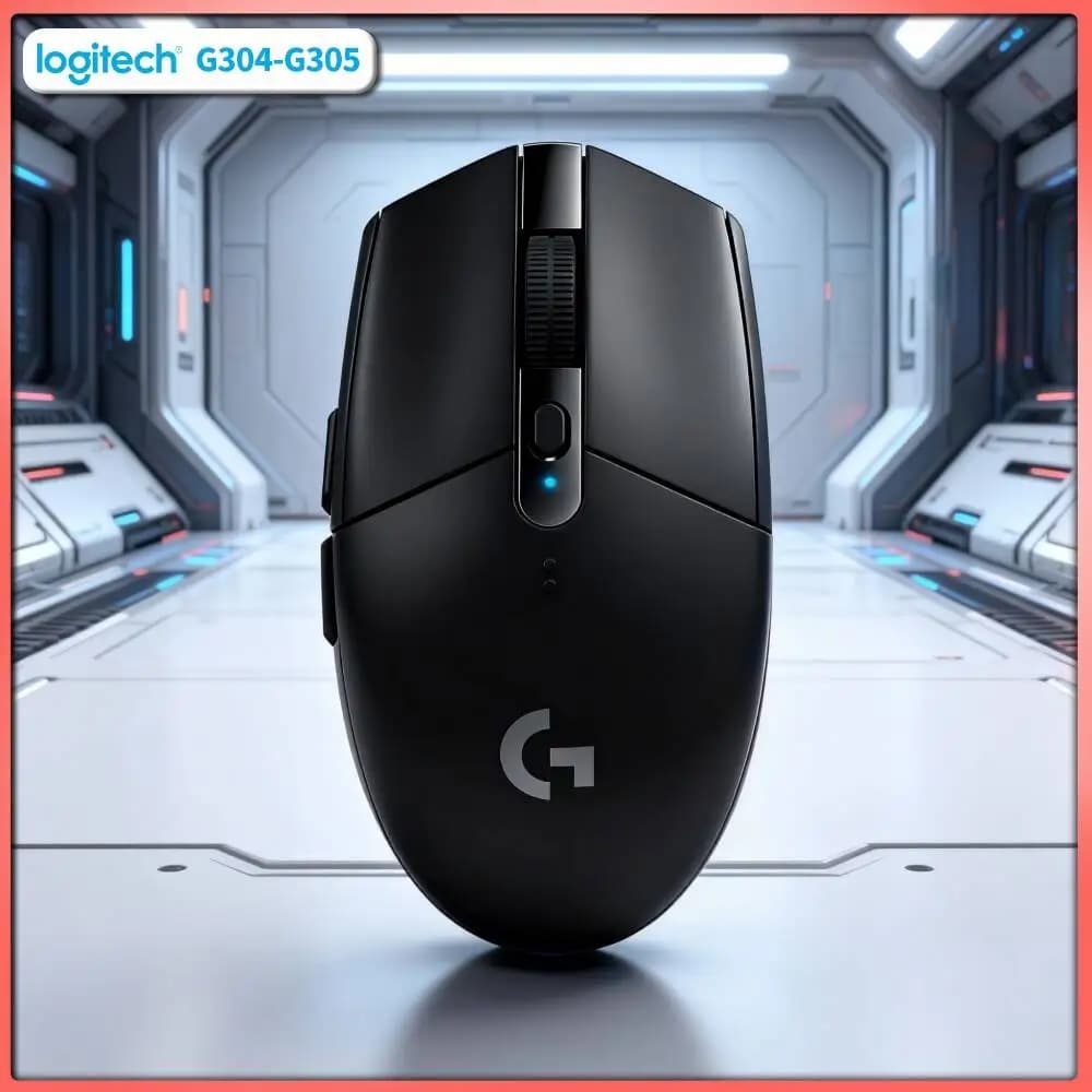 Logitech G304 LIGHTSPEED Wireless Gaming Mouse 12000 DPI 1ms Latency HERO Sensor 250hr Battery Low Power Mode Users