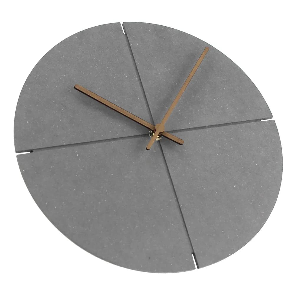 Semplice orologio da parete al quarzo in legno Orologio silenzioso da 28 cm per soggiorno, ufficio, camera da letto, decorazioni per la casa moderne