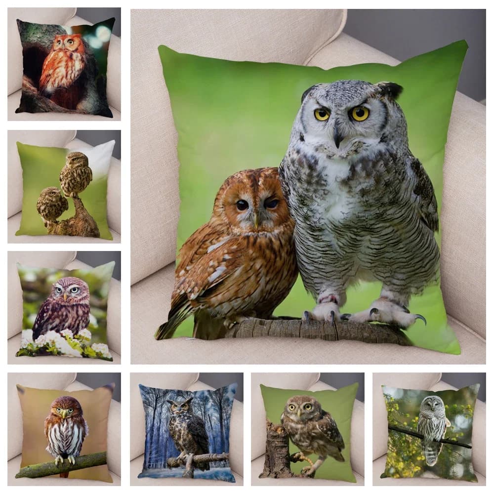 Federa per cuscino con simpatici animali, copricuscino decorativo per divano, casa, camera dei bambini