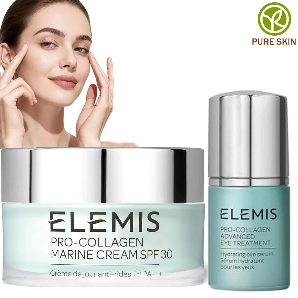 ELEMIS Collagen Advanced Eye Serum Marine Cream Crema Idratante Viso Nutriente Rassodante Levigante Idratante per Linee Sottili Tutti i Tipi di Pelle